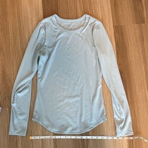 No Boundaries Light Blue Long Sleeve Tee
